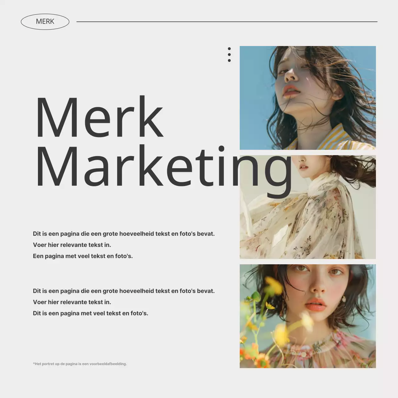 De moderne merkvoeding van Ivory promoten