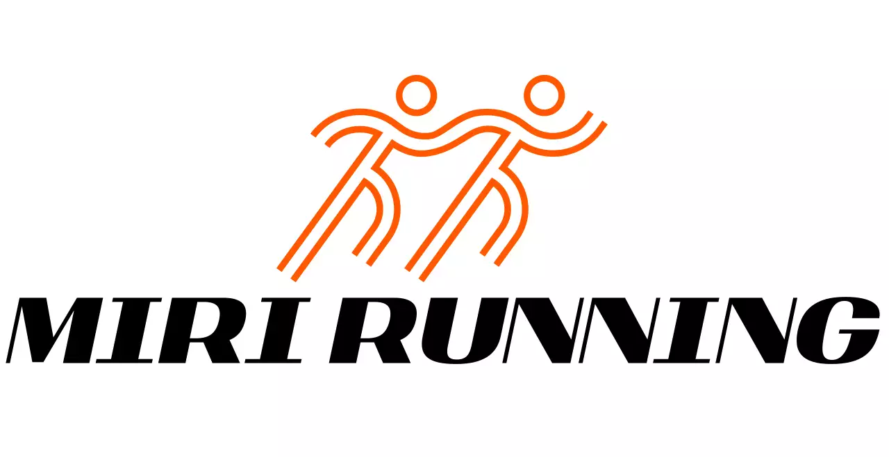 Concurso de corrida simples com ilustrações de corredores