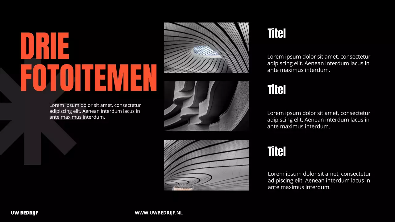 Orange Bold Bedrijf Introductie