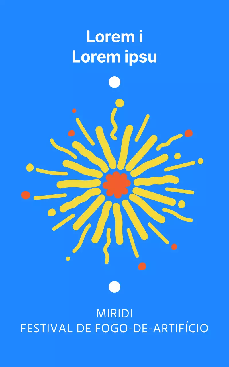 Um festival emocionante com fogos de artifício que explodem com estrondo