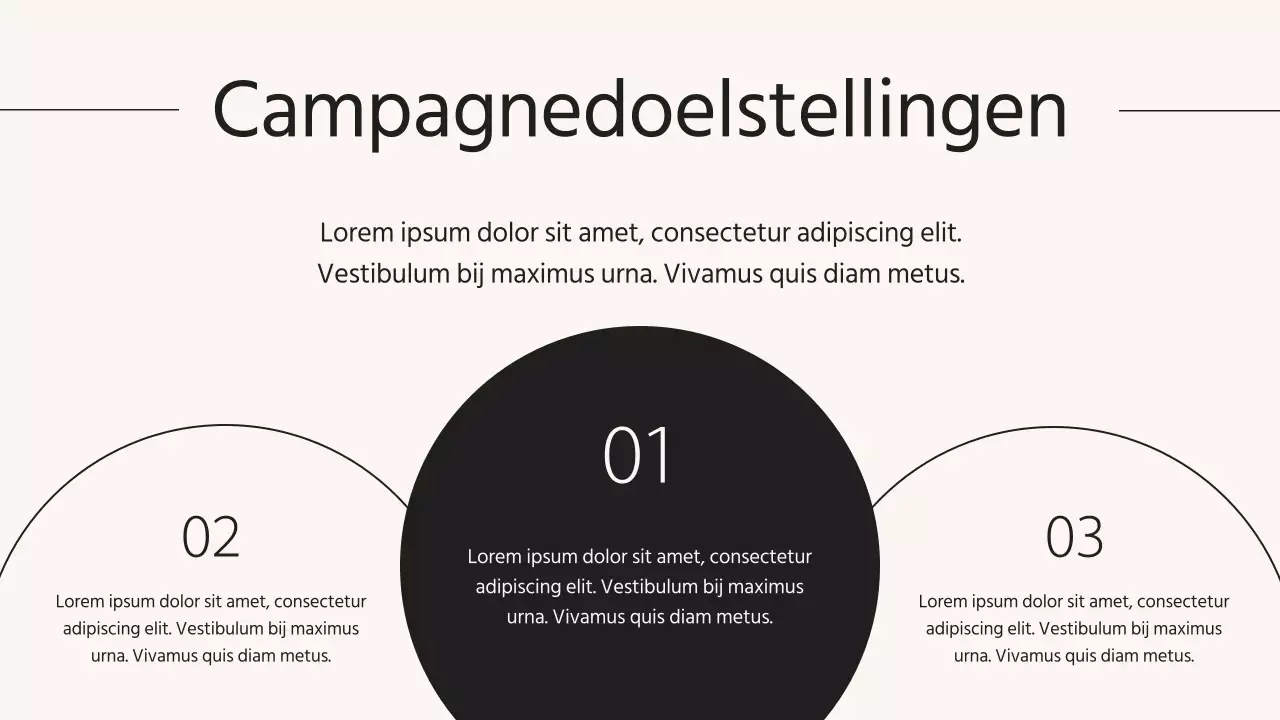 Beige Elegante Marketingstrategie Campagne