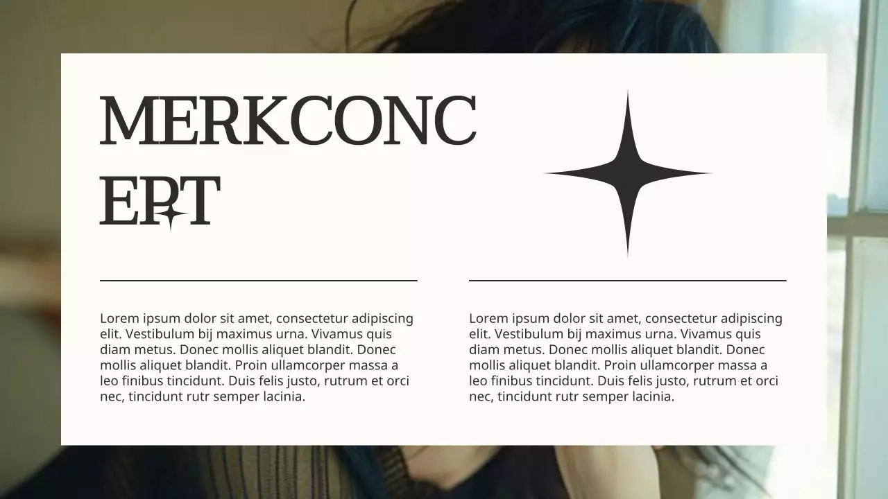 Beige en zwart elegant modemerk Product toonhoogte