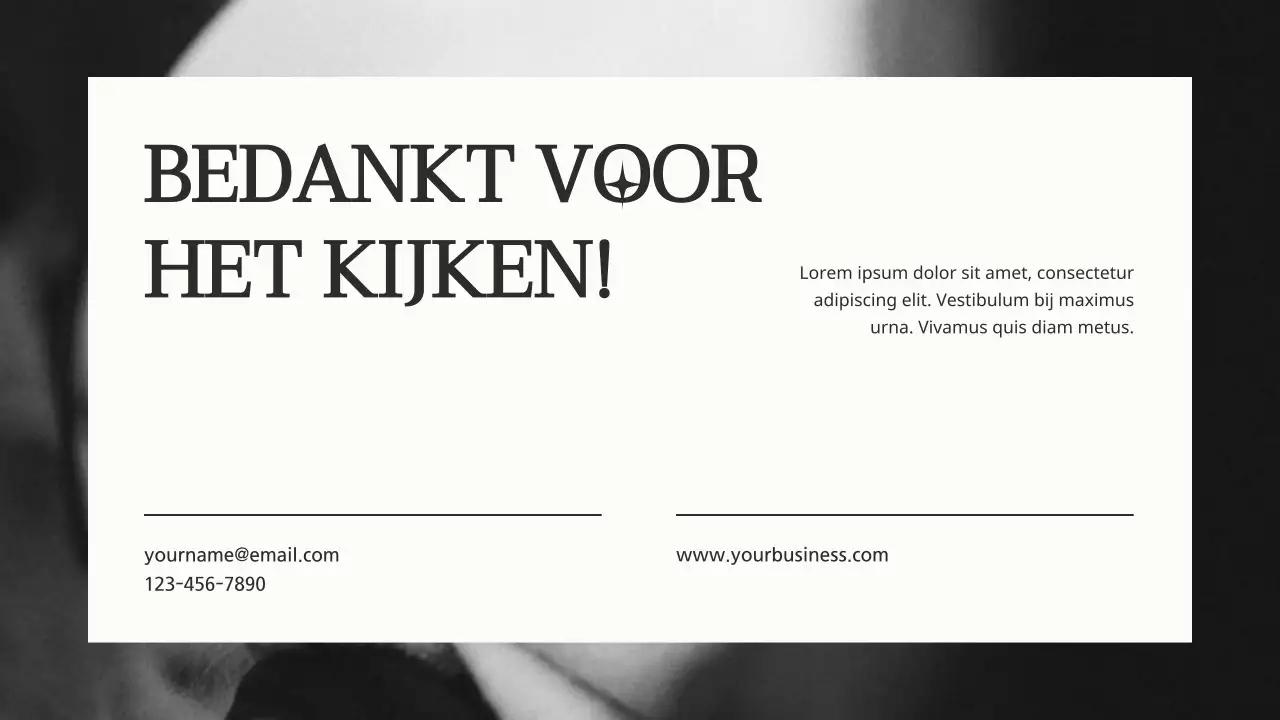 Beige en zwart elegant modemerk Product toonhoogte