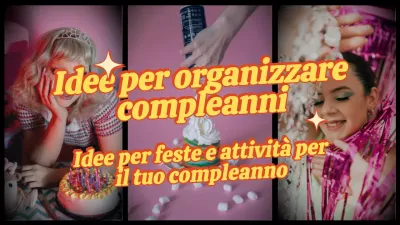 Giallo arancio Trendy Retro Photo Frame Compleanno Vlog