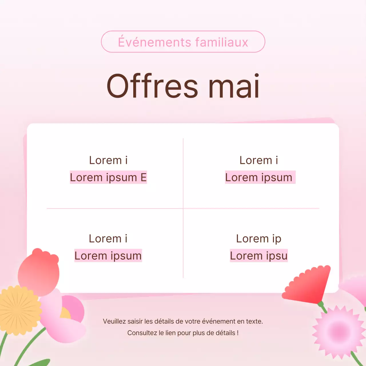Promouvoir le Mois de la maison moderne sur les réseaux sociaux en rose et en rouge