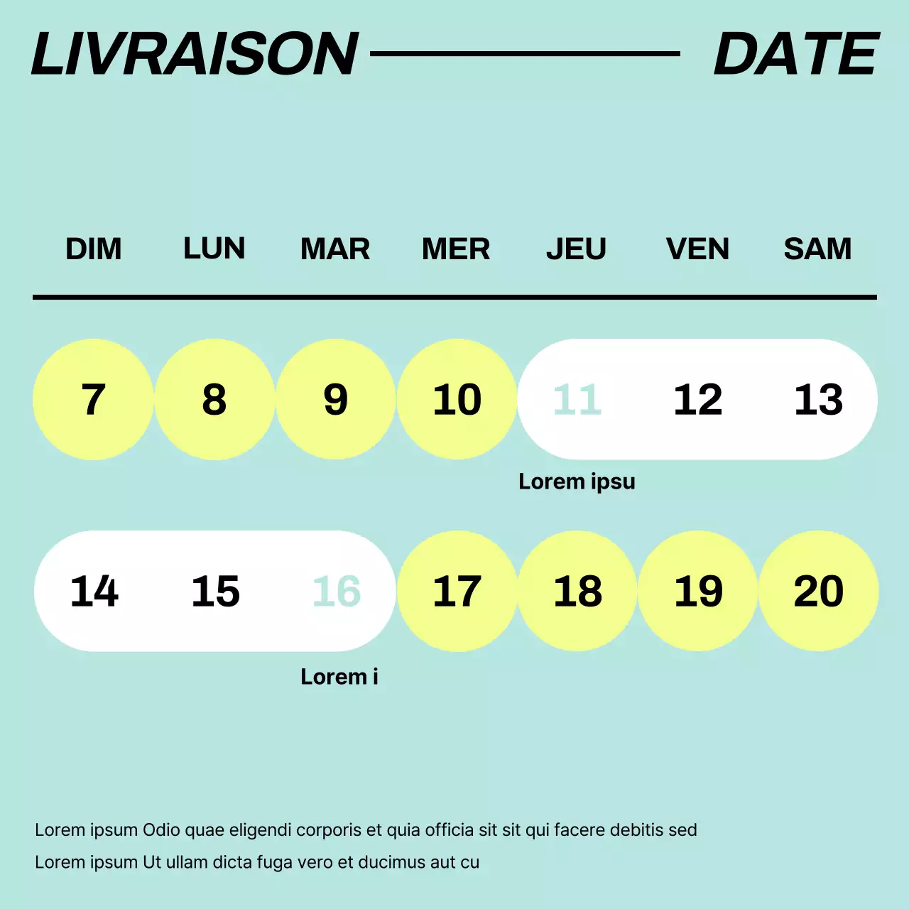 Promouvoir votre marque dans la tendance avec le jaune et le bleu clair