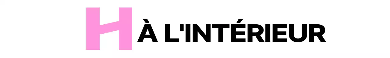 Logo d'un magasin d'intérieur avec une lettre H moderne