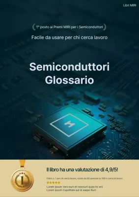 Copertina di glossario di lavoro di classe con sfondo blu navy