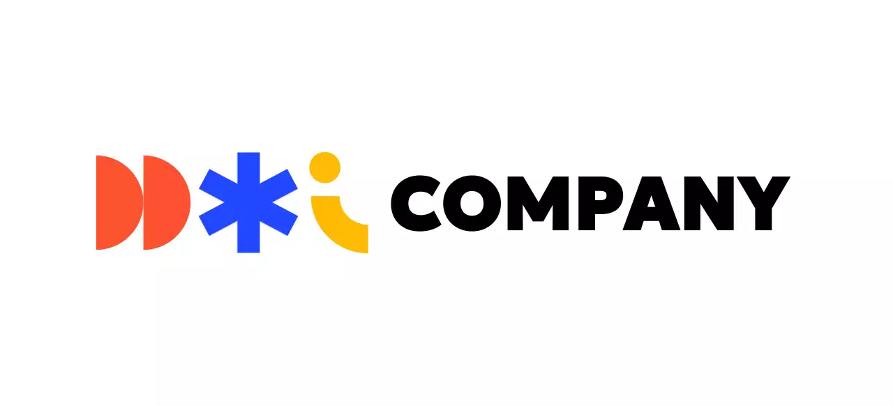 Colorful institutional logos with a variety of shapes