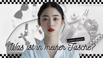 Ein trendiges Was-ist-mein-Rücken-Video in Schwarz-Weiß