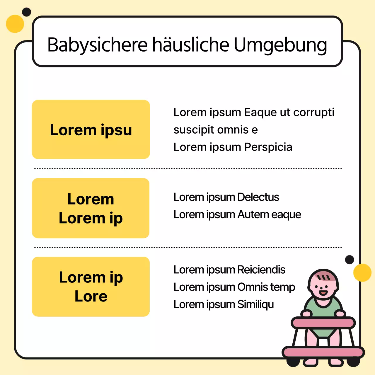 Über Yellow's liebenswerte Erziehungstipps