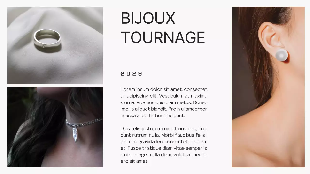 Portfolio de photographe minimaliste noir et gris