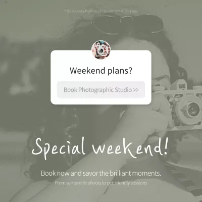 Sage Modern Photography Promotion Social Media Post