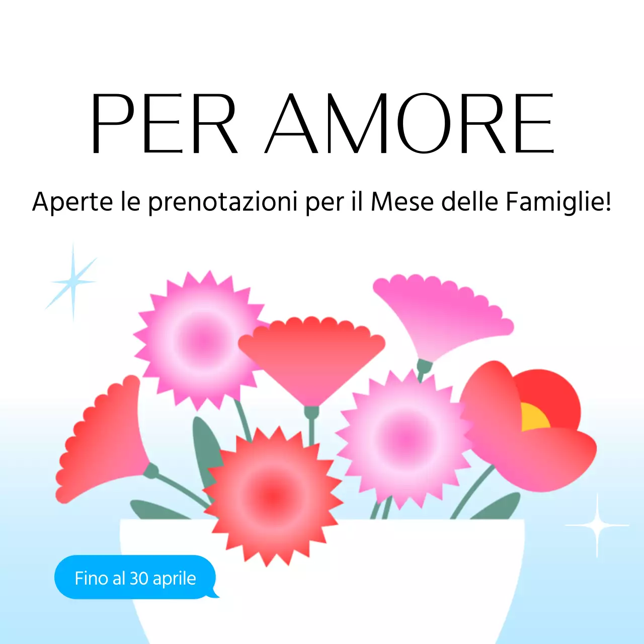 Promuovete un moderno feed di social media marketing in azzurro e rosso