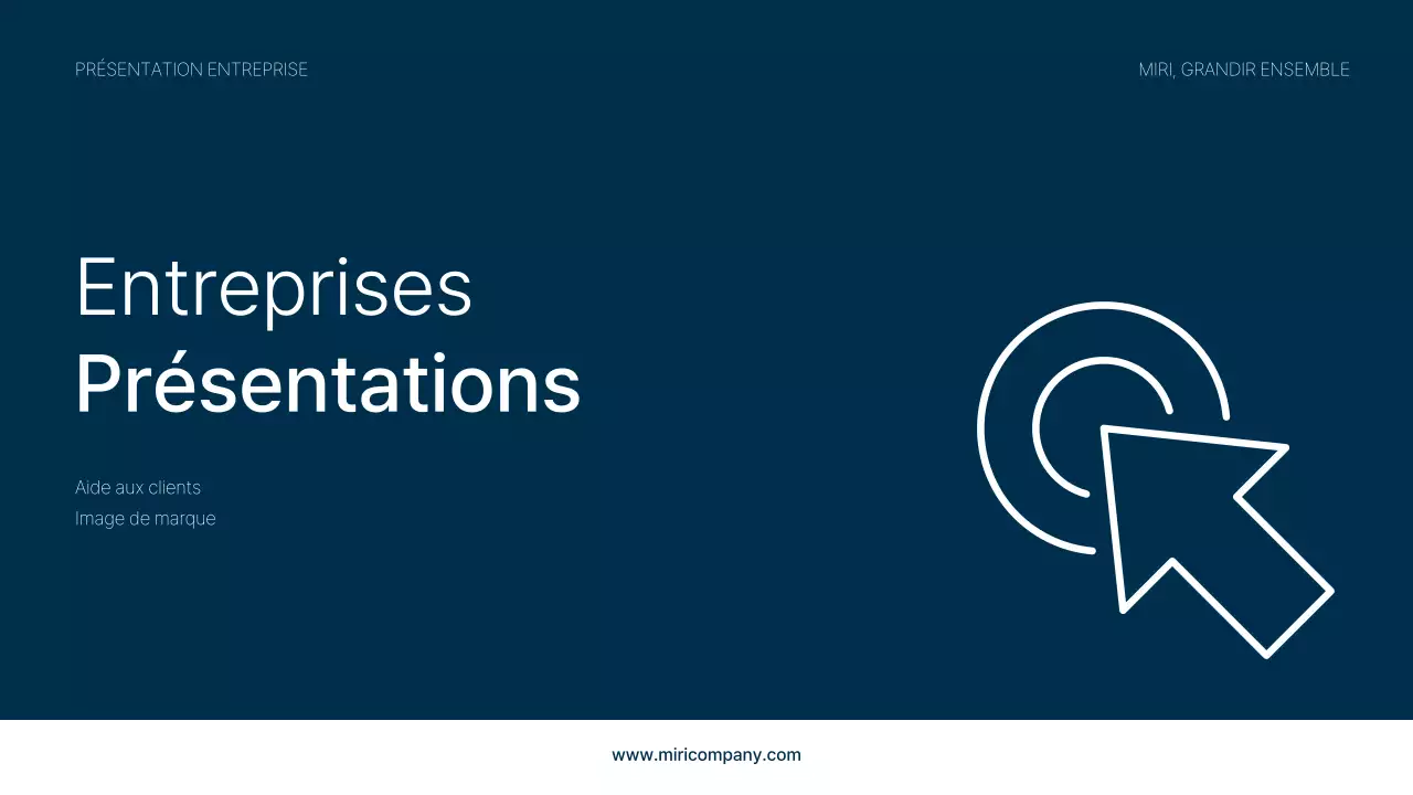 Un papier à en-tête simple en bleu marine et bleu clair pour votre entreprise