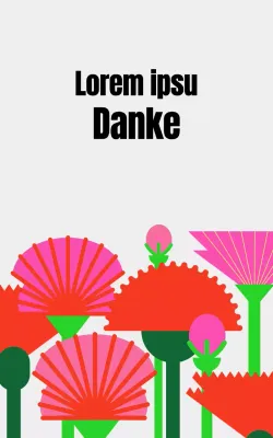 Ein Feld von Teacher's Day Nelken auf einem hellen Hintergrund