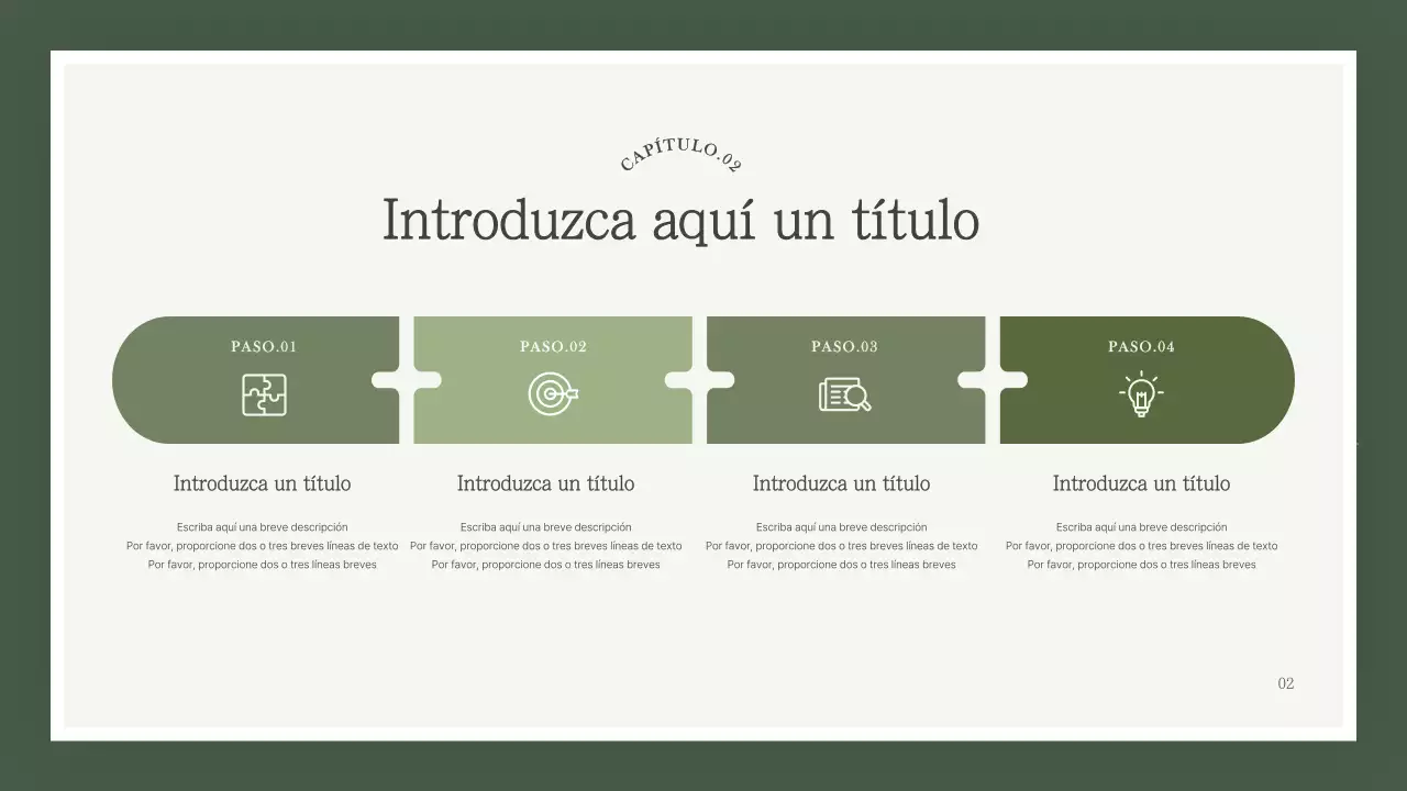 Un informe de marketing sencillo, ecológico y de marca