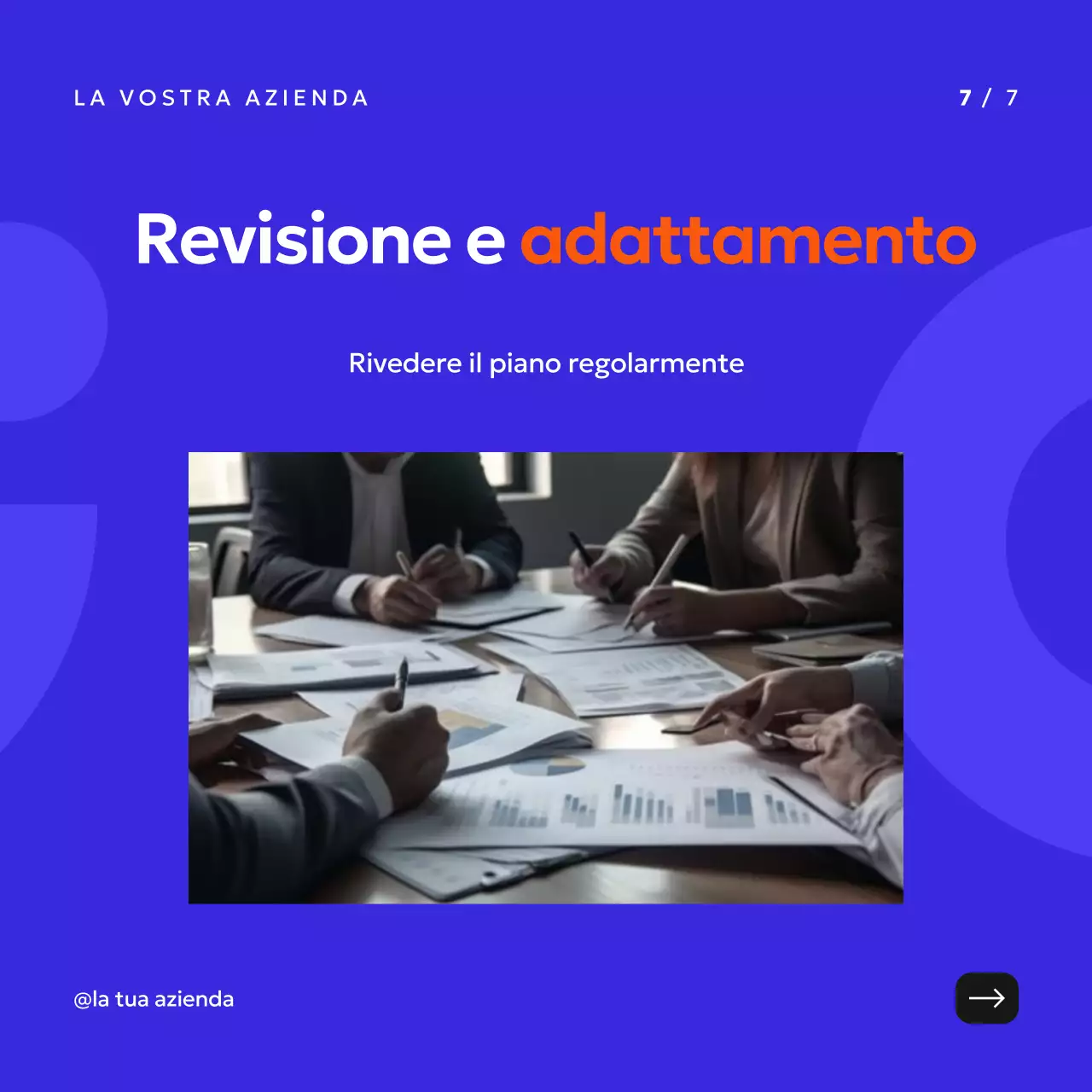 Nero Arancione e Viola Semplice strategia di pianificazione aziendale