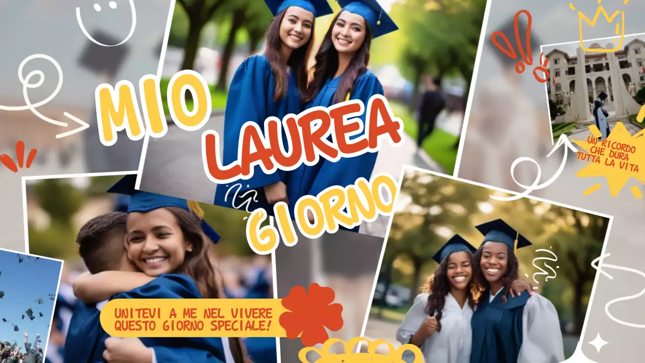 Vlog del tradizionale giorno della laurea in giallo