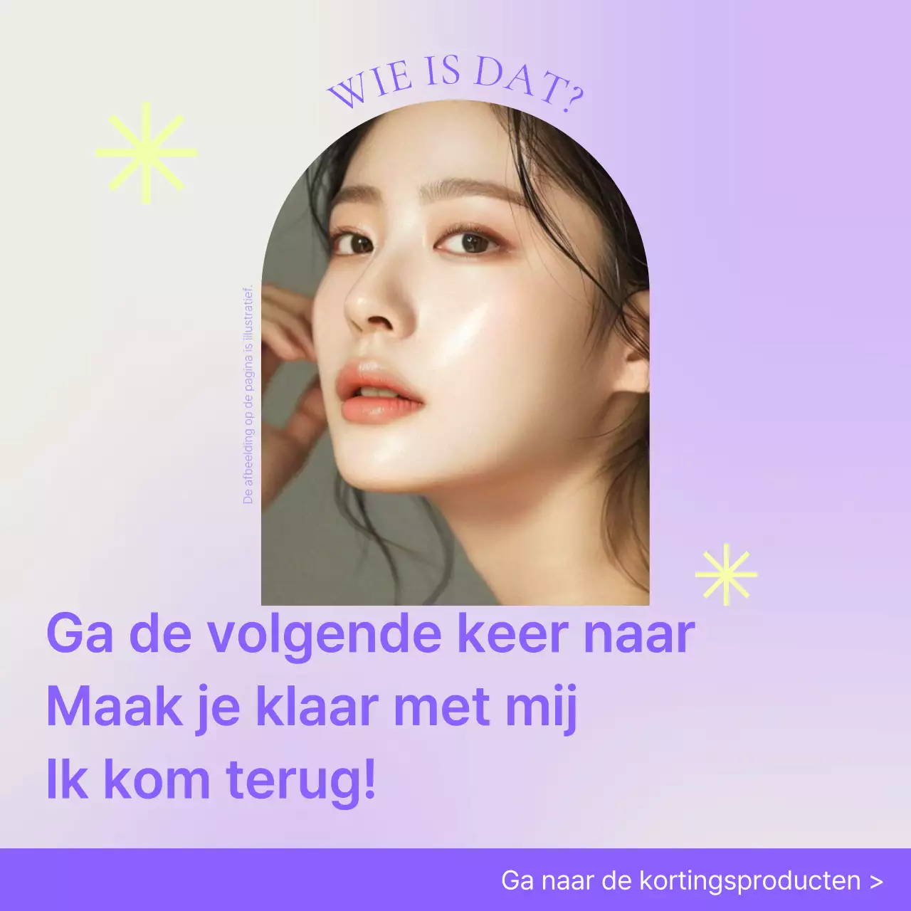 Een eenvoudige wat-in-mijn-tas introductie in mauve en geel