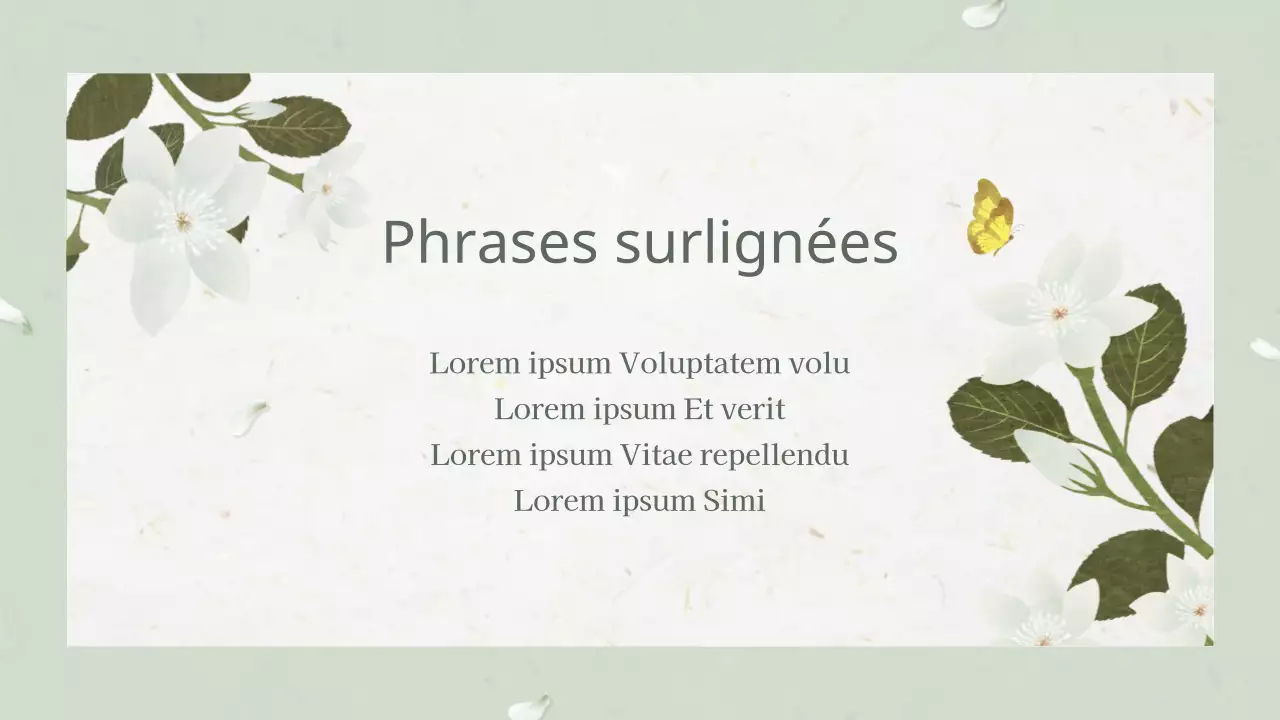 Plan de fleurs blanches orientales pour les plantes annuelles