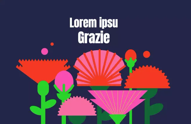 Un campo di garofani per la festa degli insegnanti su uno sfondo scuro