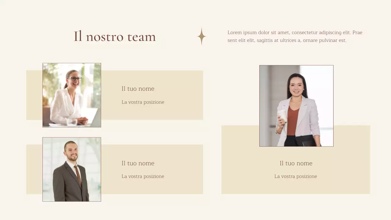 Introduzione dell'azienda Beige Natural Business