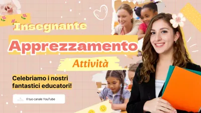 Video miniatura della giornata di ringraziamento degli insegnanti in stile moderno beige