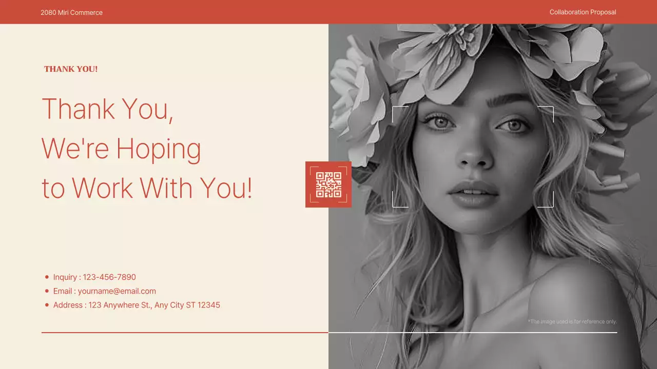 레드 모던 쇼핑 제안 프레젠테이션