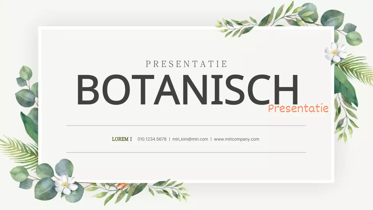 Een eenvoudige, groene, merkgerichte marketingopdracht