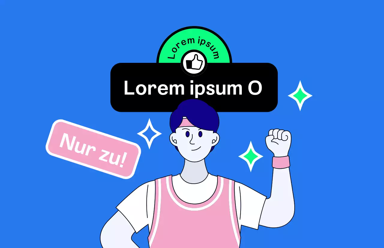 Sportlicher Wettkampf mit einem männlichen Trainer, der Sie anfeuert