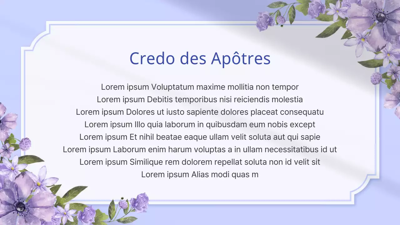 L'annonce d'un service religieux simple de Borah et Lavender