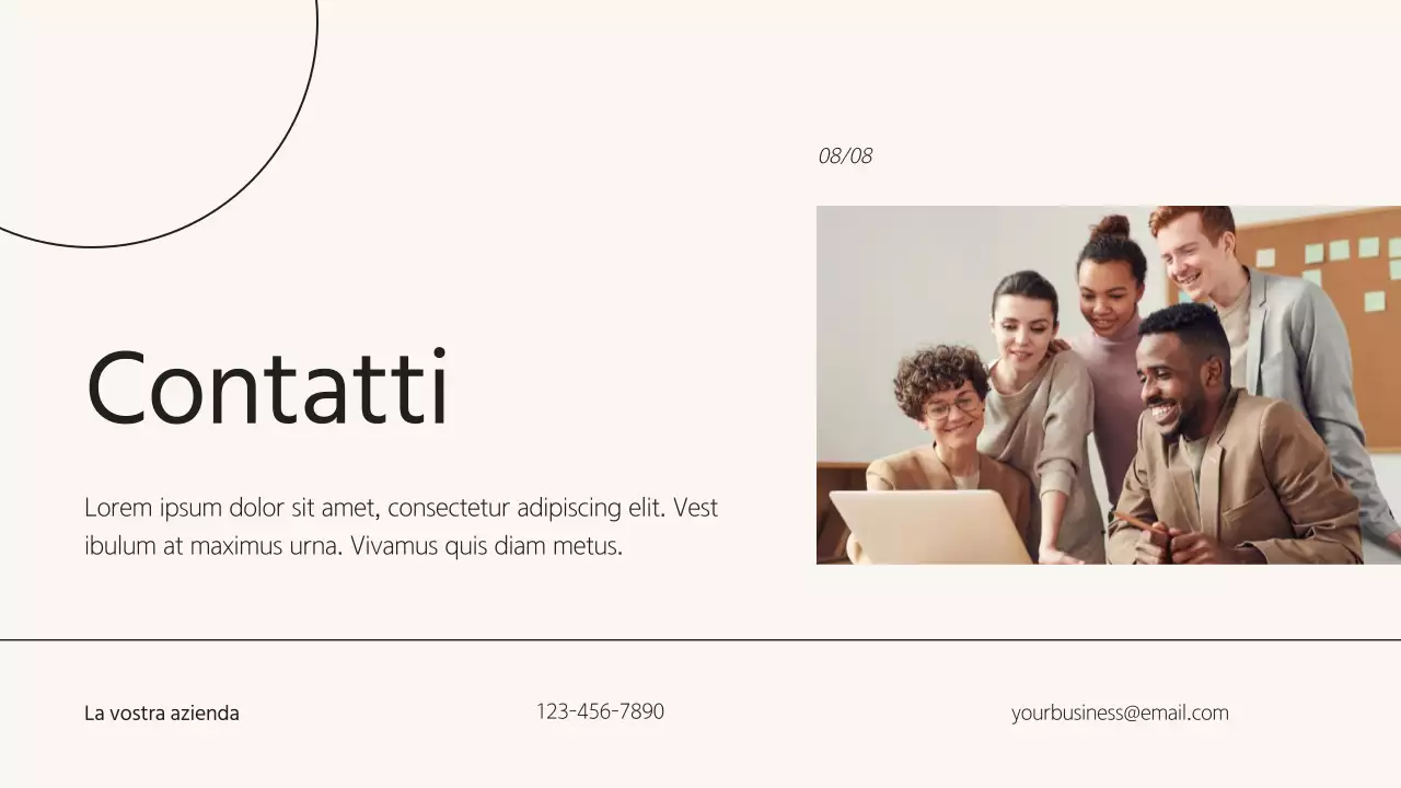 Campagna di strategia di marketing elegante in beige