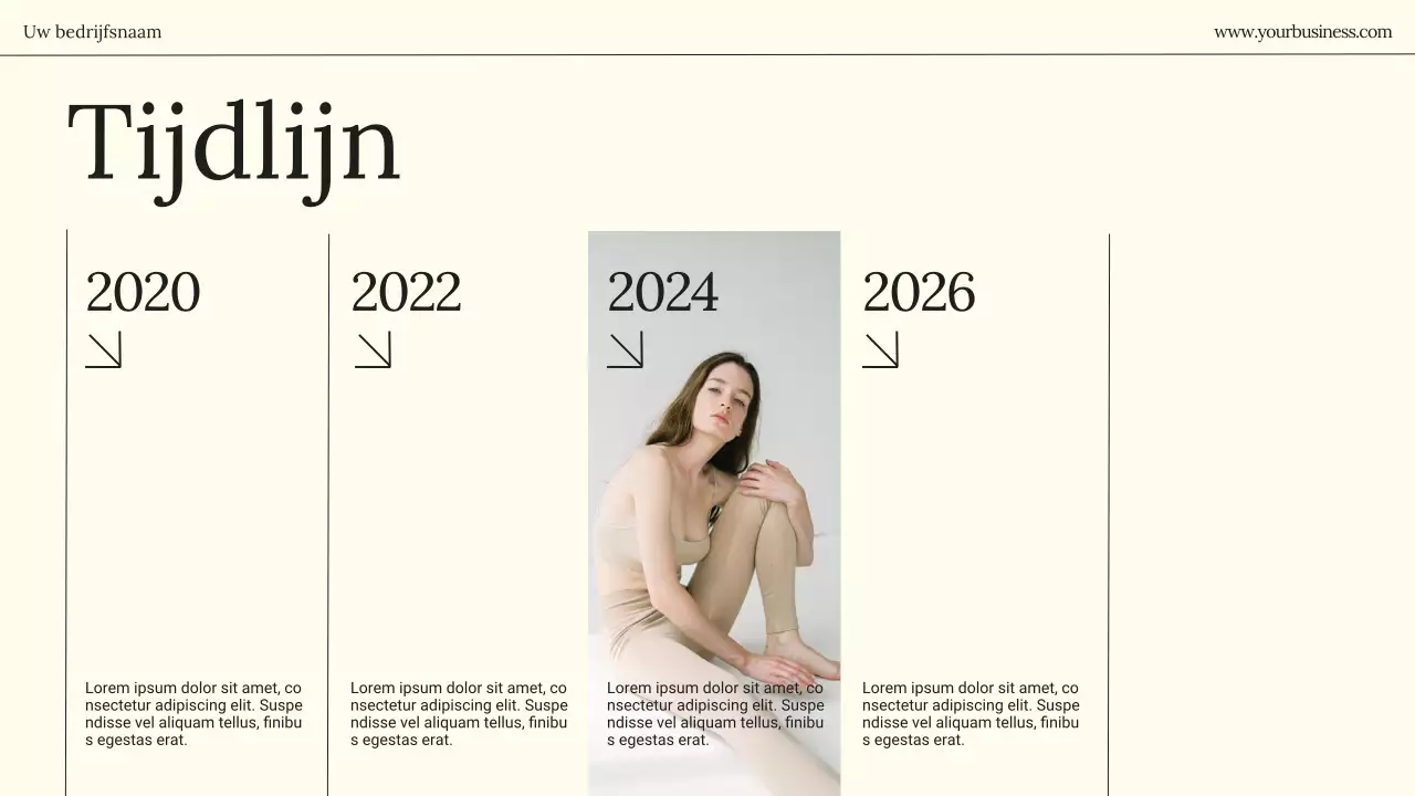 Beige Minimal Business Bedrijfsintroductie