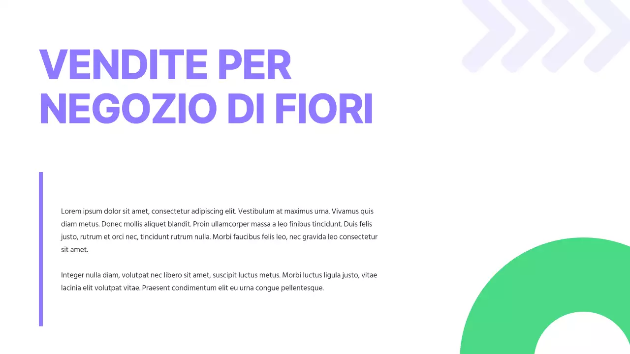 Campagna strategica di marketing moderno in viola e verde