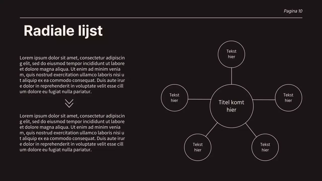 Trend Presentatiepagina's in beige en zwart met verschillende indelingen Product Pitch