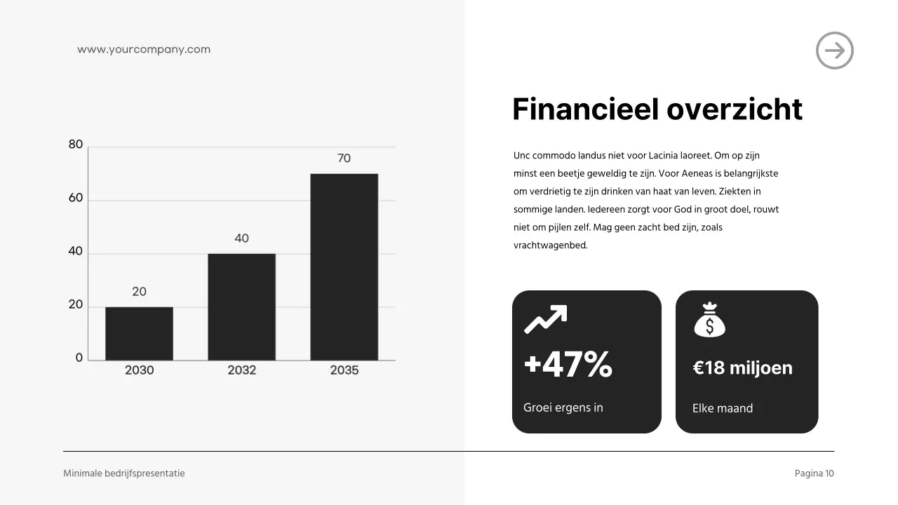 Zwart-wit Introductie Modern Bedrijf