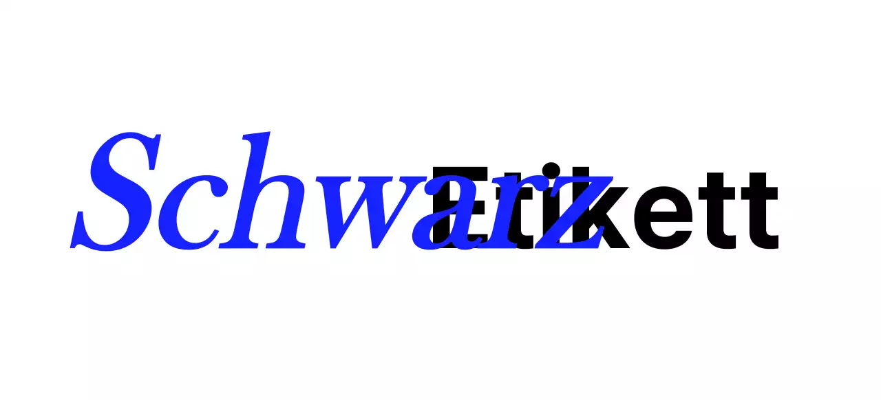 Einfaches, stilvolles Logodesign mit schwarzer Textvariante
