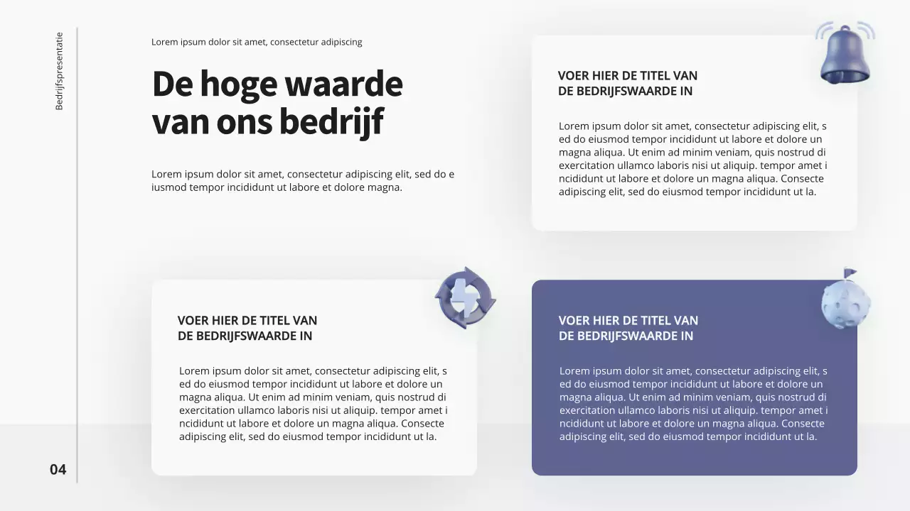 Purple Blue Introductie Modern Bedrijf