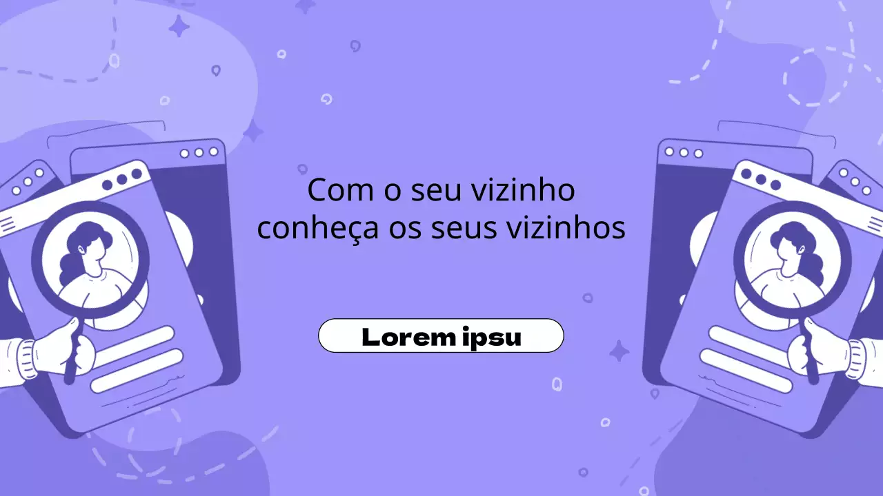 Planeador de cartões de perguntas Pop-art lilás