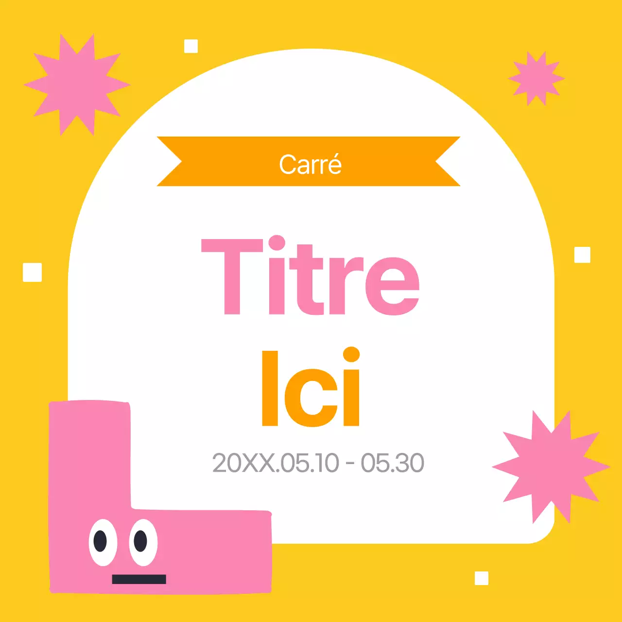 Encadrer les titres principaux pour une explosion de couleurs arc-en-ciel