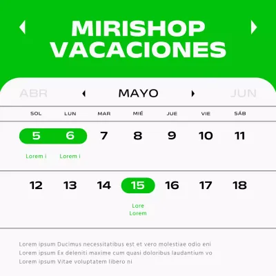 Una guía de vacaciones de moda en verde y negro