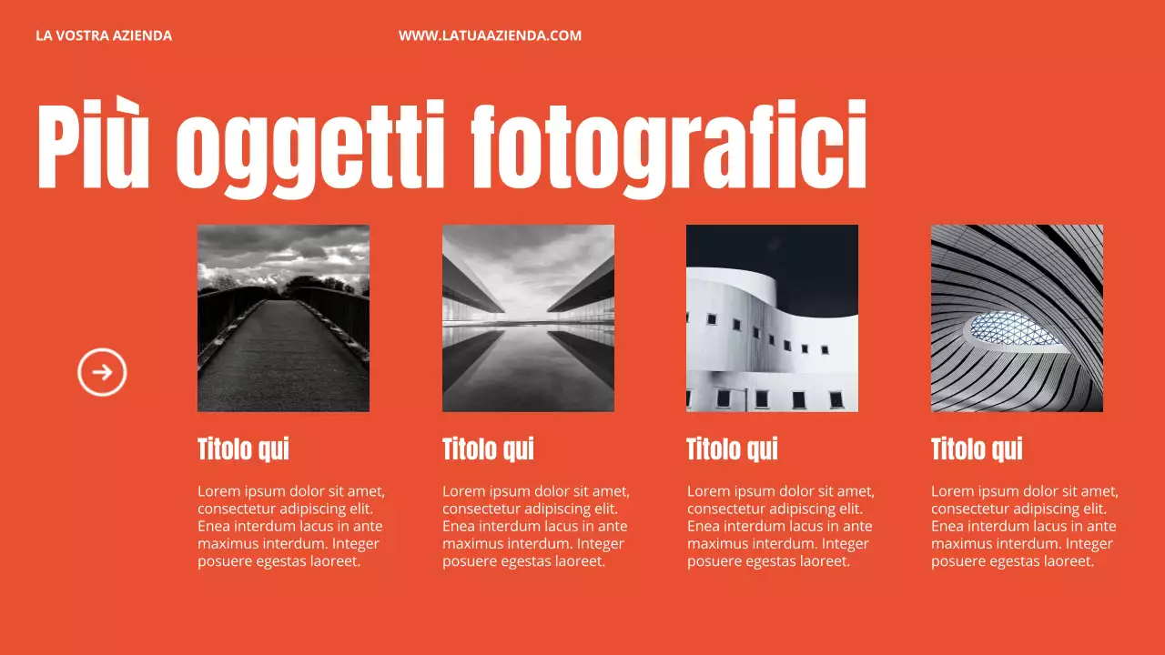 Orange Bold Business Introduzione dell'azienda