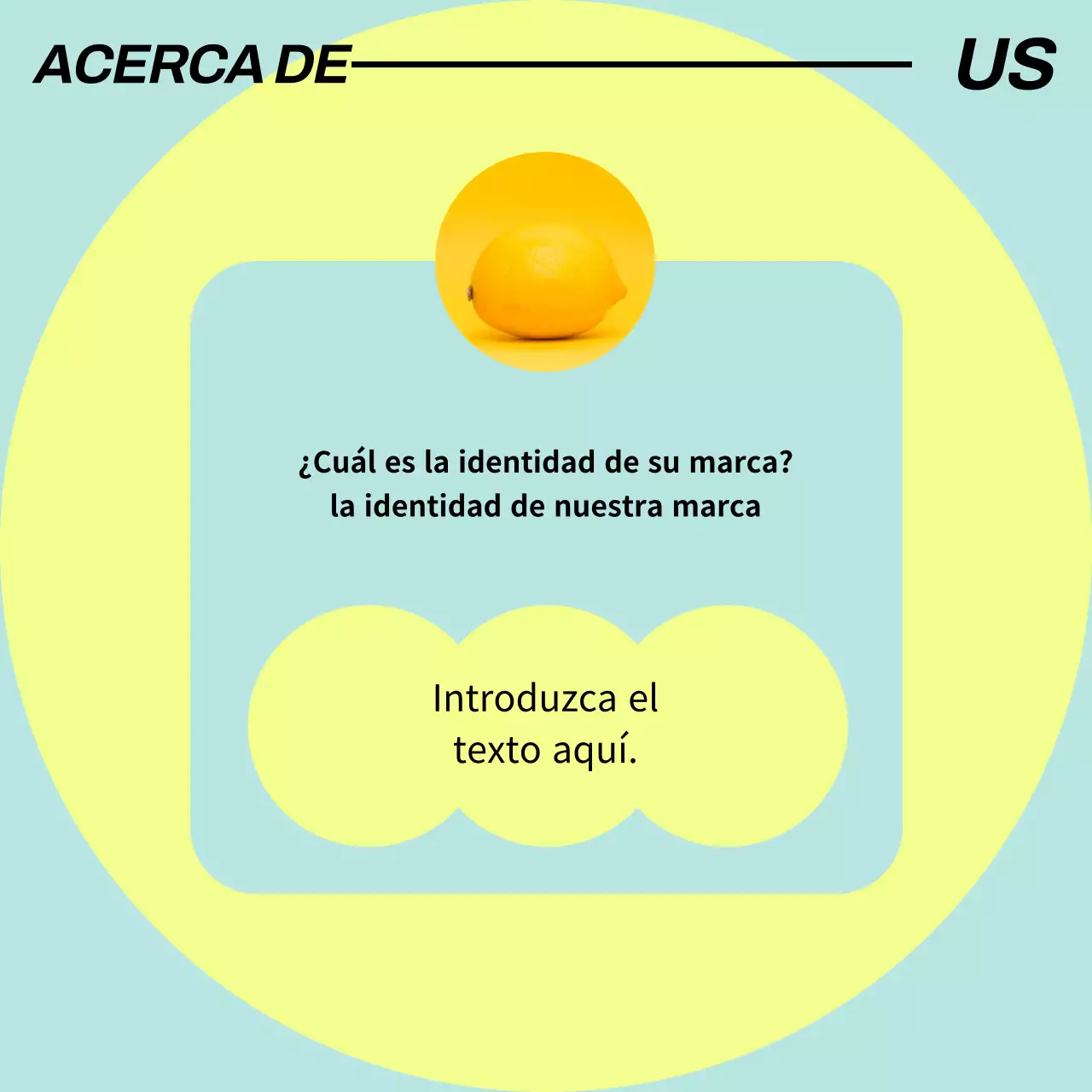 Promociona tu marca en tendencia con amarillo y azul claro