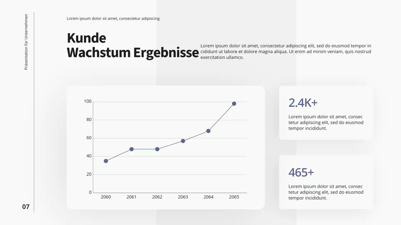 Purple Blue Modern Business Einführung des Unternehmens