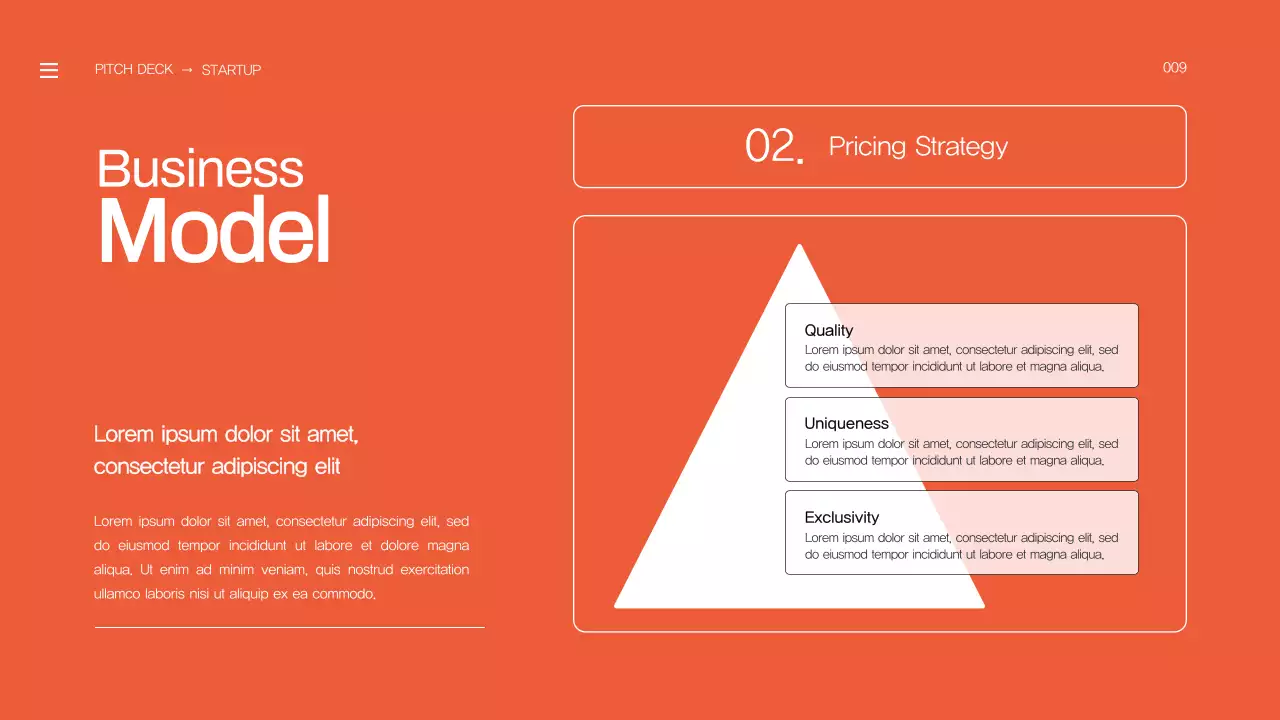 Orange Modern Pitch Deck Presentation