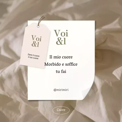 Semplice biglietto sentimentale in beige e marrone per promuovere le confessioni