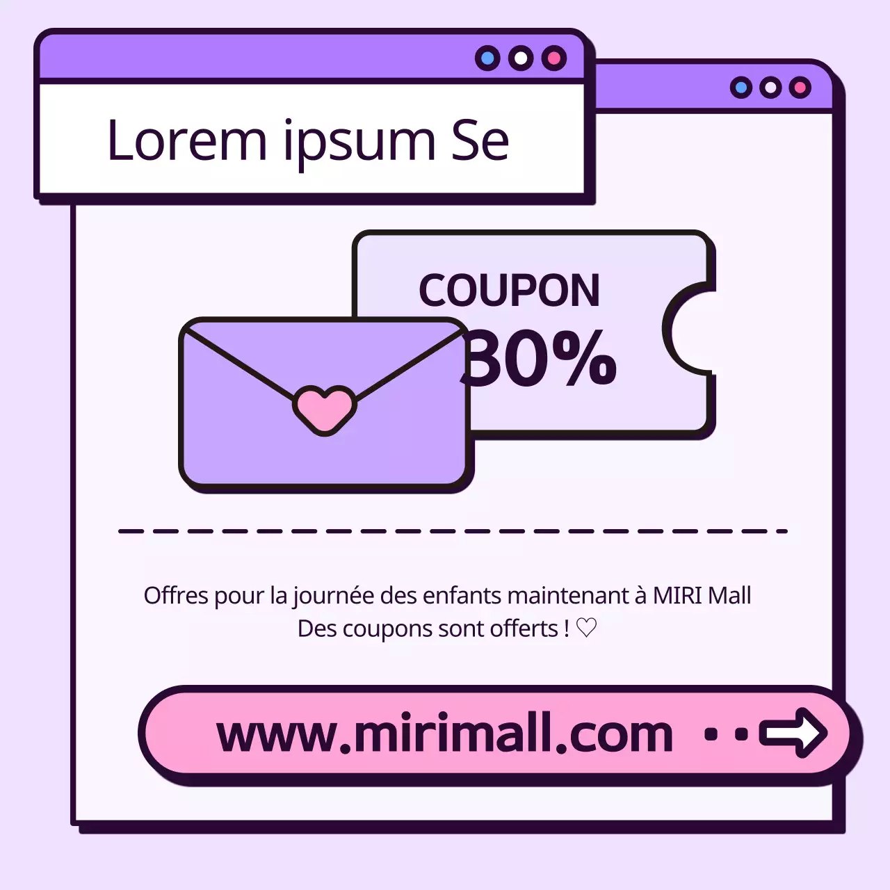 Idées de cadeaux kitsch pour la fête des enfants en violet et rose