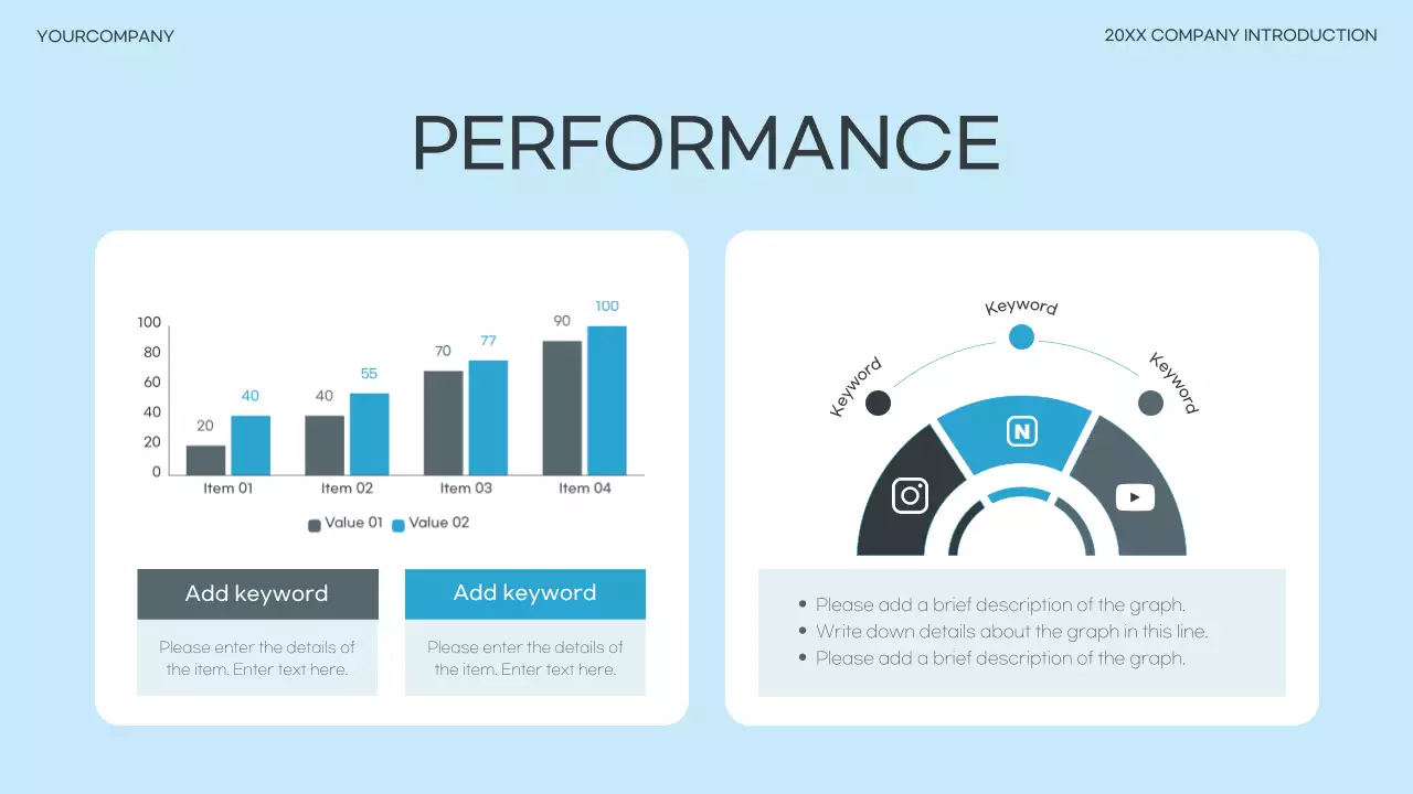 Blue Clean Business Presentation
