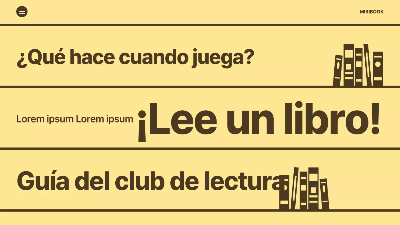 Promueva una guía minimalista de inscripción a un club de lectura con fondo amarillo